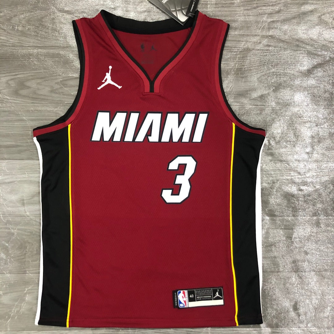 Dwyane Wade Jersey – NBA Miami Heat #3 (Maroon)