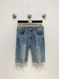 Chrome Hearts Cross Denim Shorts