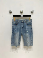 Chrome Hearts Cross Denim Shorts