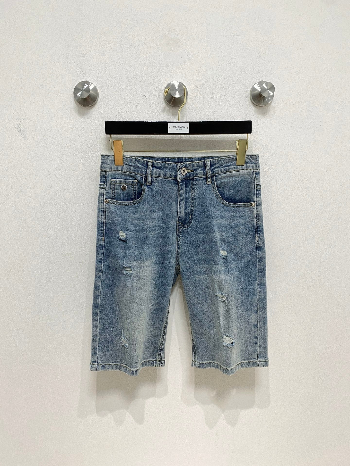 Chrome Hearts Cross Denim Shorts