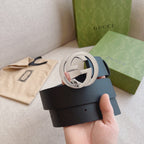Gucci Men's Leather Belt – 3.8cm Width
