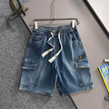 Louis Vuitton Denim Shorts Distressed Finish