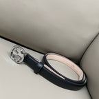 Gucci Women's Leather Belt – 2.0cm Slim Width