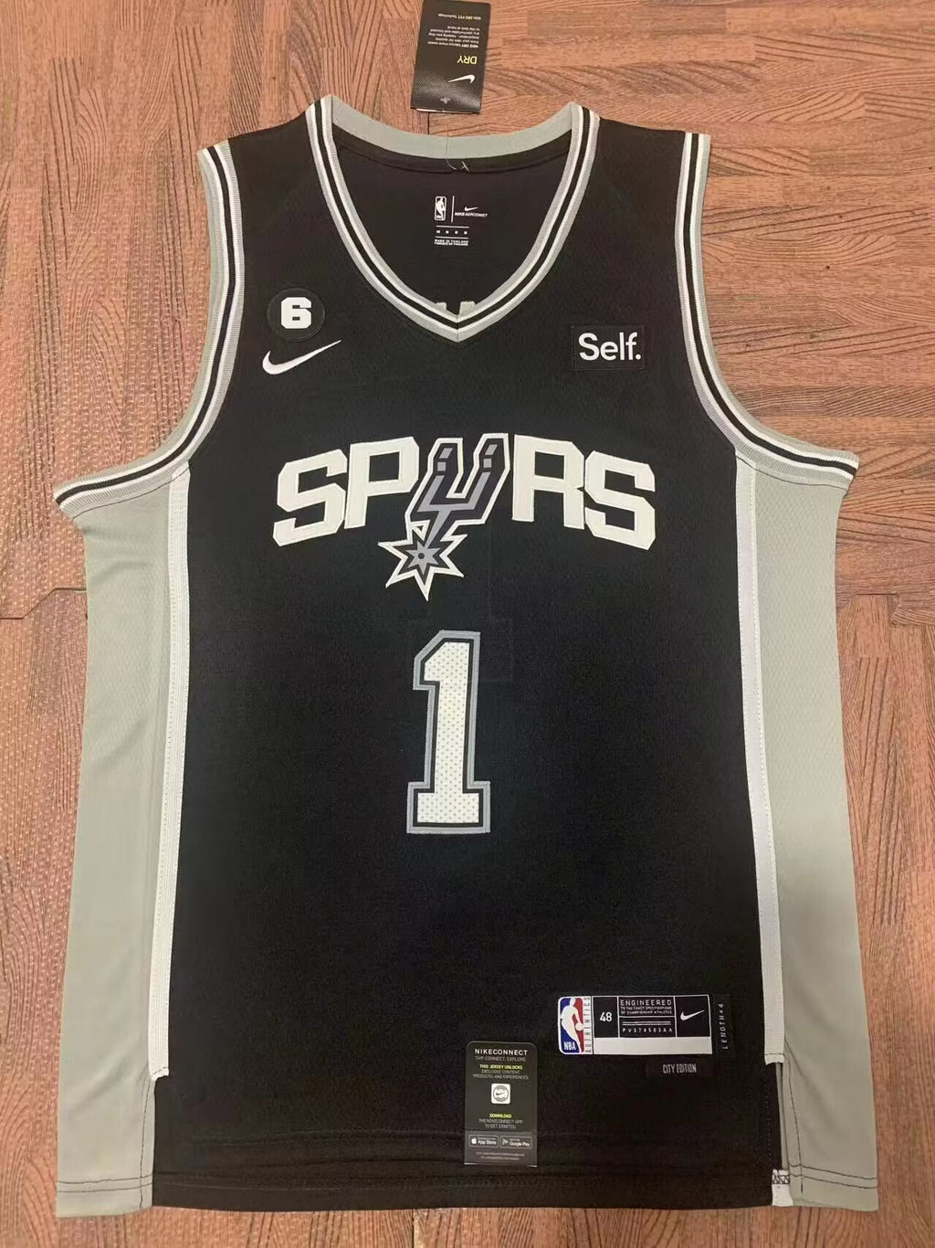 NBA Spurs Wembanyama Jersey