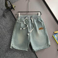 Louis Vuitton Denim Shorts Distressed Finish