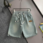 Louis Vuitton Denim Shorts Distressed Finish