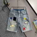 Louis Vuitton Denim Shorts Distressed Finish