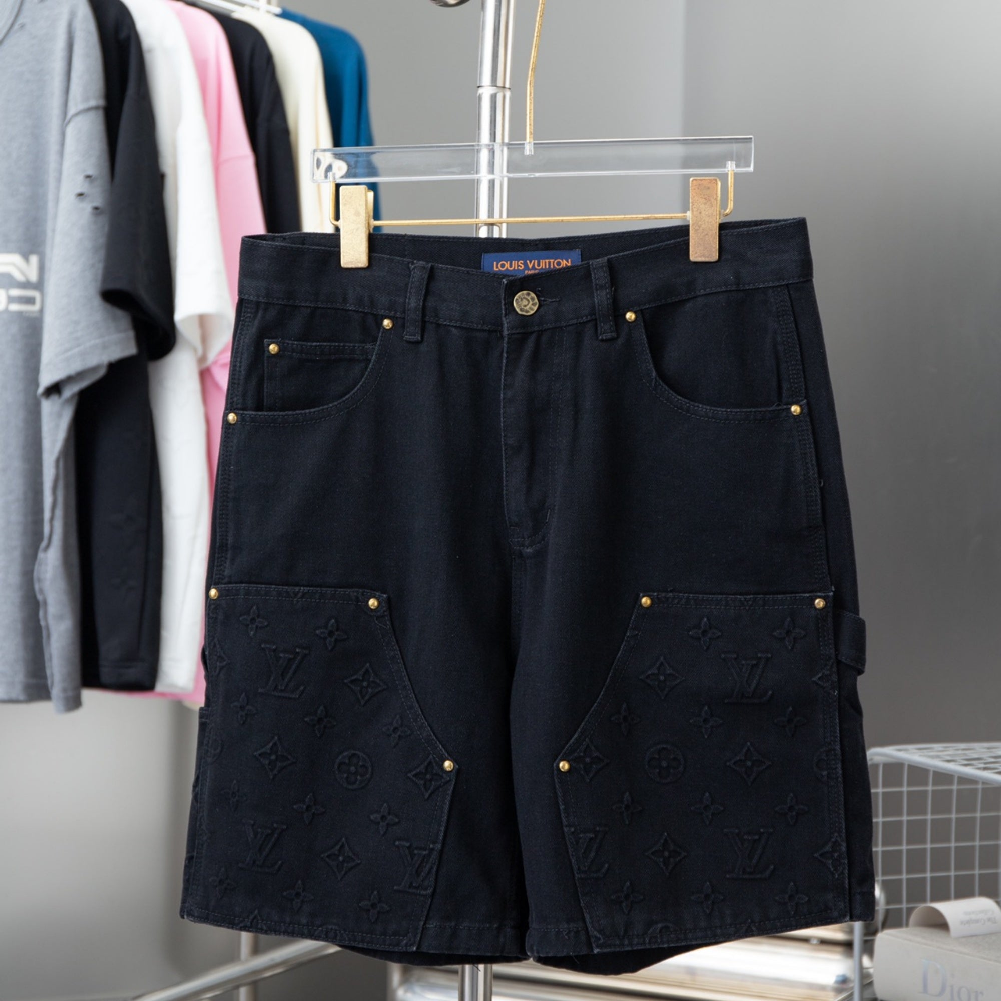 Louis Vuitton New Washed Denim Shorts