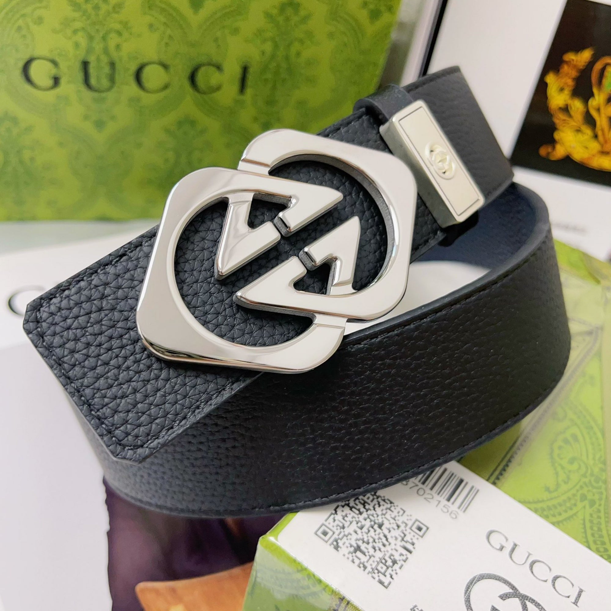 Gucci Men's Leather Belt – 3.8cm Width