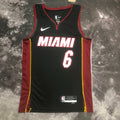 LeBron Jersey — 2023 Season NBA Miami Heat #6 Basketball Jersey