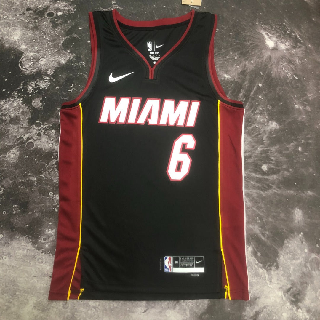 LeBron Jersey — 2023 Season NBA Miami Heat #6 Basketball Jersey