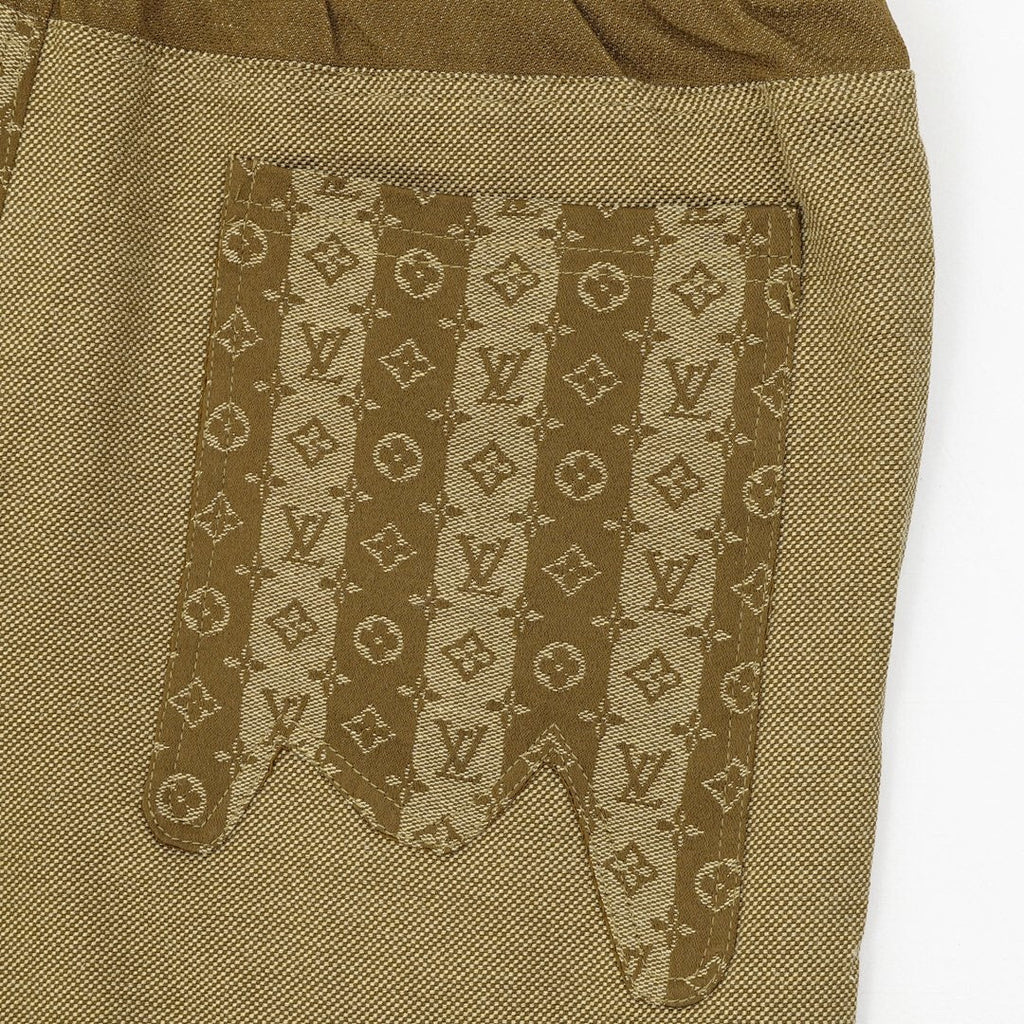 Louis Vuitton All-Over Print Paneled Shorts