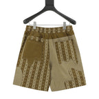 Louis Vuitton All-Over Print Paneled Shorts