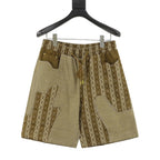 Louis Vuitton All-Over Print Paneled Shorts