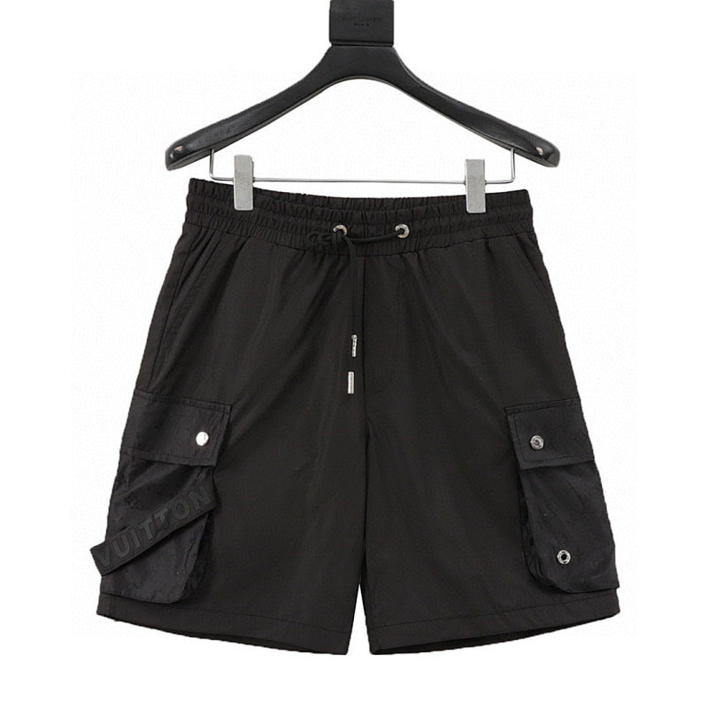 Louis Vuitton Cargo Shorts with All-Over Monogram Print