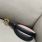 Gucci Women's Leather Belt – 2.0cm Slim Width