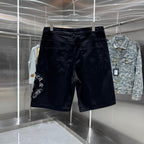 Chrome Hearts Cross Denim Shorts