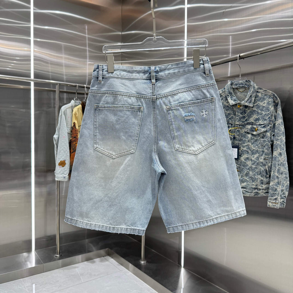 Chrome Hearts Cross Denim Shorts