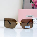 Miu Miu New Rimless Shield Sunglasses