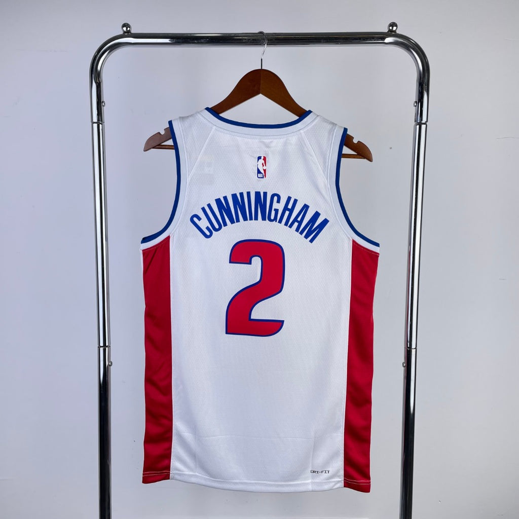 NBA Pistons Cunningham Jersey