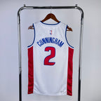 NBA Pistons Cunningham Jersey