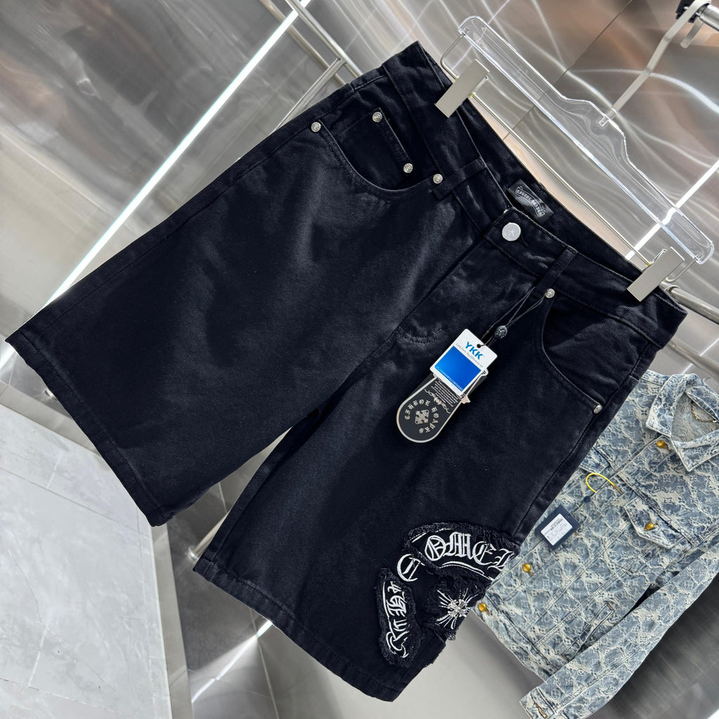 Chrome Hearts Cross Denim Shorts