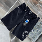 Chrome Hearts Cross Denim Shorts