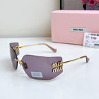 Miu Miu New Rimless Shield Sunglasses
