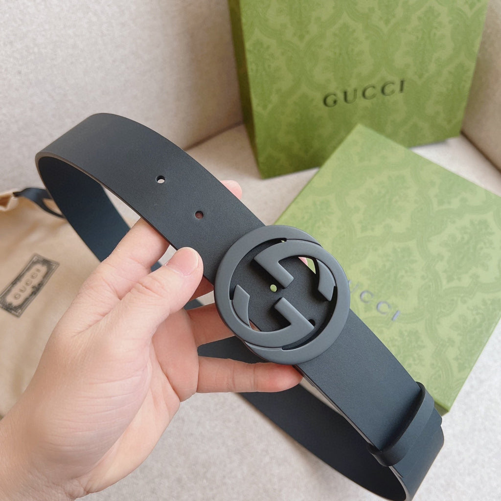 Gucci Men's Leather Belt – 3.8cm Width