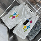 Chrome Hearts Cross Denim Shorts