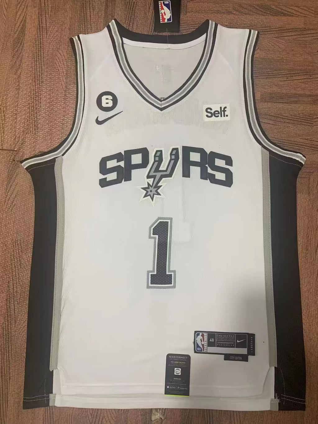 NBA Spurs Wembanyama Jersey