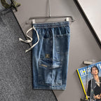 Louis Vuitton Denim Shorts Distressed Finish
