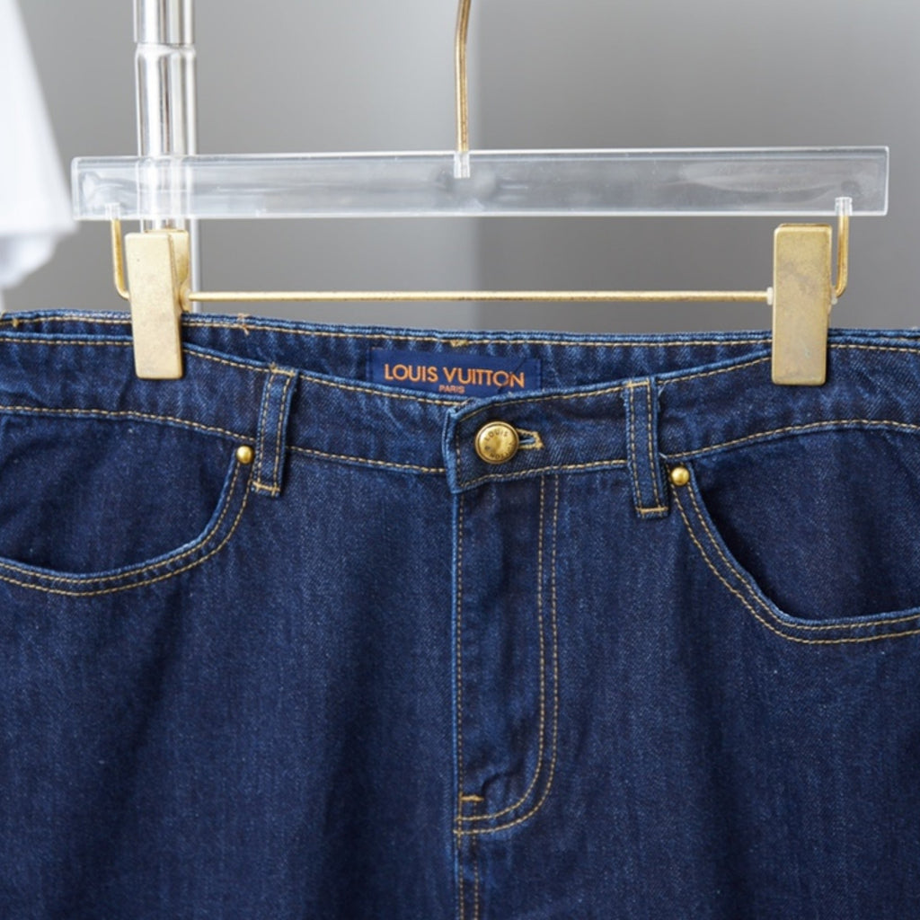Louis Vuitton New Washed Denim Shorts