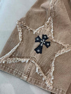 Chrome Hearts Cross Denim Shorts