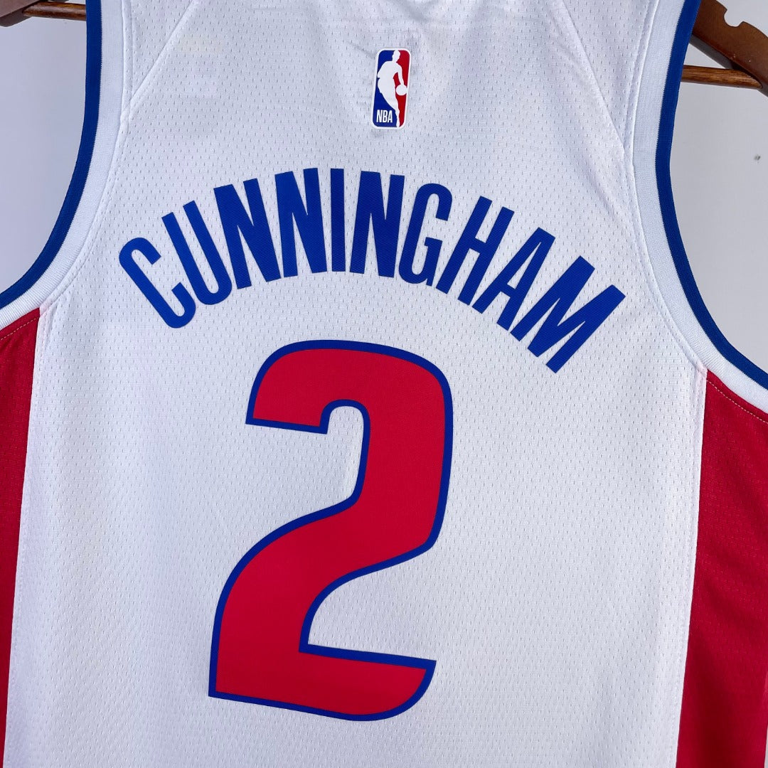 NBA Pistons Cunningham Jersey