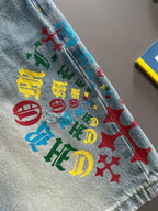 Chrome Hearts Cross Denim Shorts