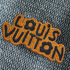 Louis Vuitton Denim Shorts Distressed Finish