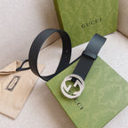 Gucci Men's Leather Belt – 3.8cm Width