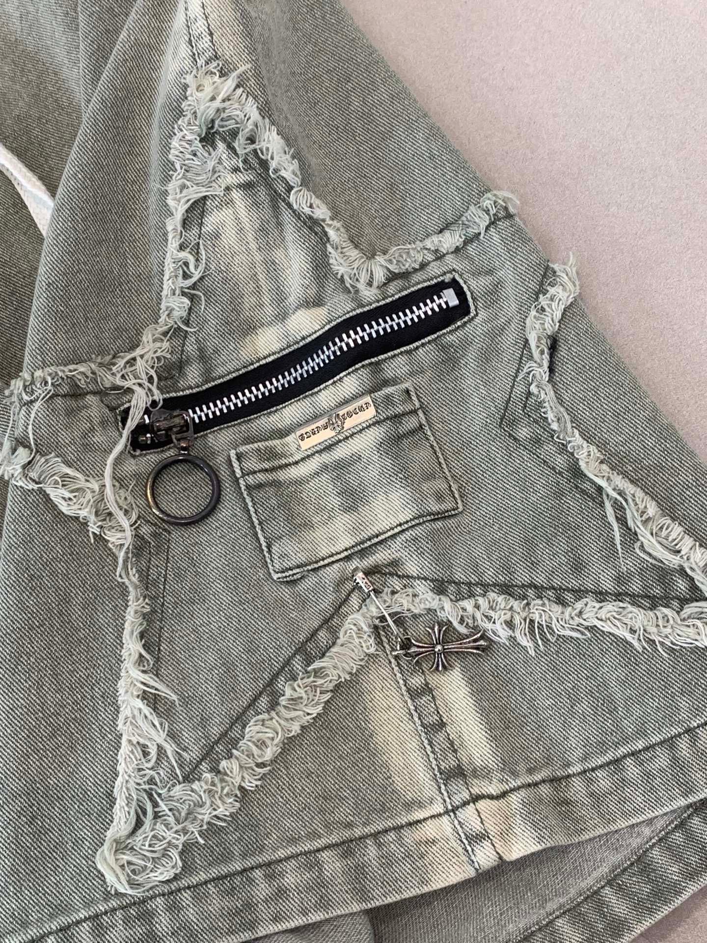 Chrome Hearts Cross Denim Shorts