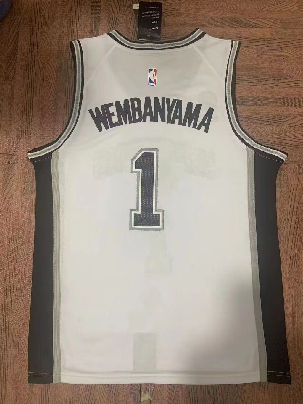 NBA Spurs Wembanyama Jersey
