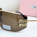 Miu Miu New Rimless Shield Sunglasses