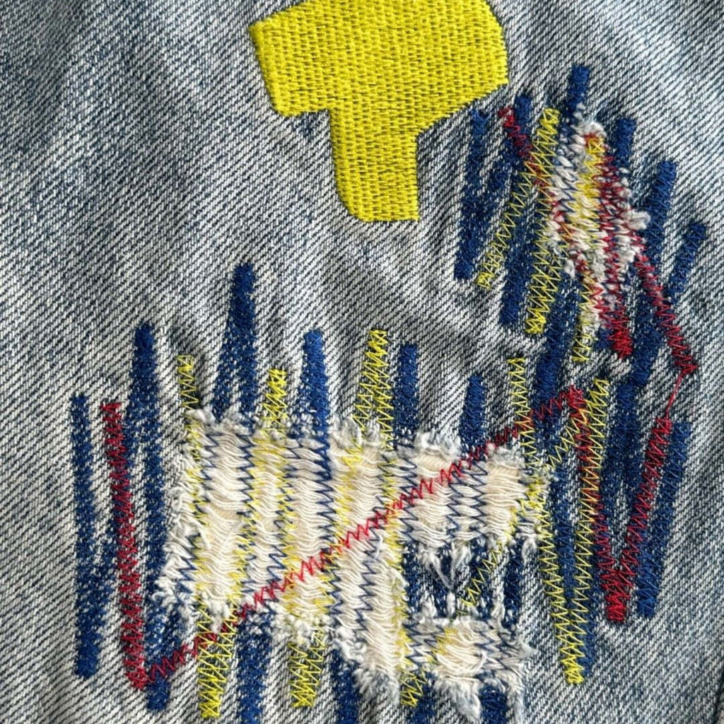 Louis Vuitton Denim Shorts Distressed Finish