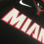 Dwyane Wade Jersey — 2023 Season NBA Miami Heat #3 SW Black V-Neck Basketball Jersey