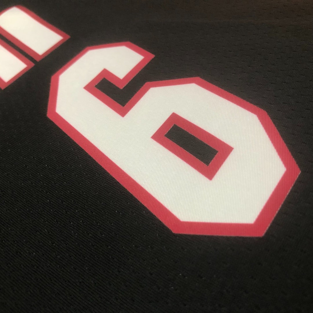 LeBron Jersey — 2023 Season NBA Miami Heat #6 Basketball Jersey