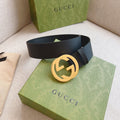 Gucci Men's Leather Belt – 3.8cm Width