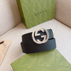 Gucci Men's Leather Belt – 3.8cm Width