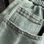 Louis Vuitton Denim Shorts Distressed Finish