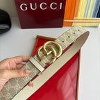 Gucci Men's Leather Belt – 4.0cm Wide