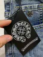 Chrome Hearts Cross Denim Shorts