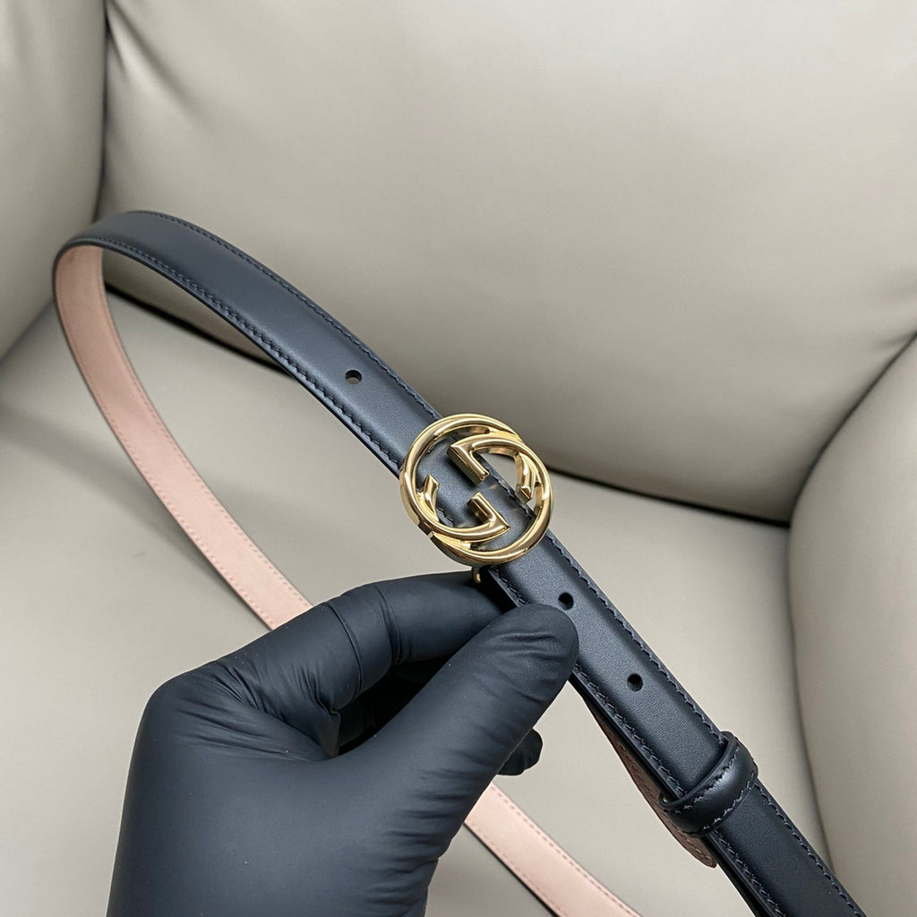 Gucci Women's Leather Belt – 2.0cm Slim Width